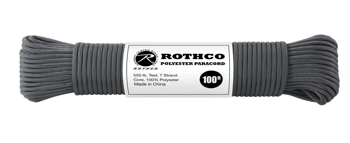 Rothco 550lb Type III Polyester Paracord - Rothco 30809