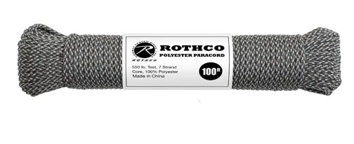 Rothco 550lb Type III Polyester Paracord - Rothco 30814
