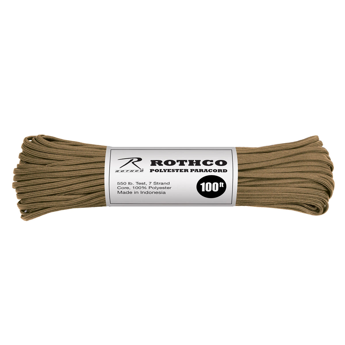 Rothco 550lb Type III Polyester Paracord - Rothco 30816