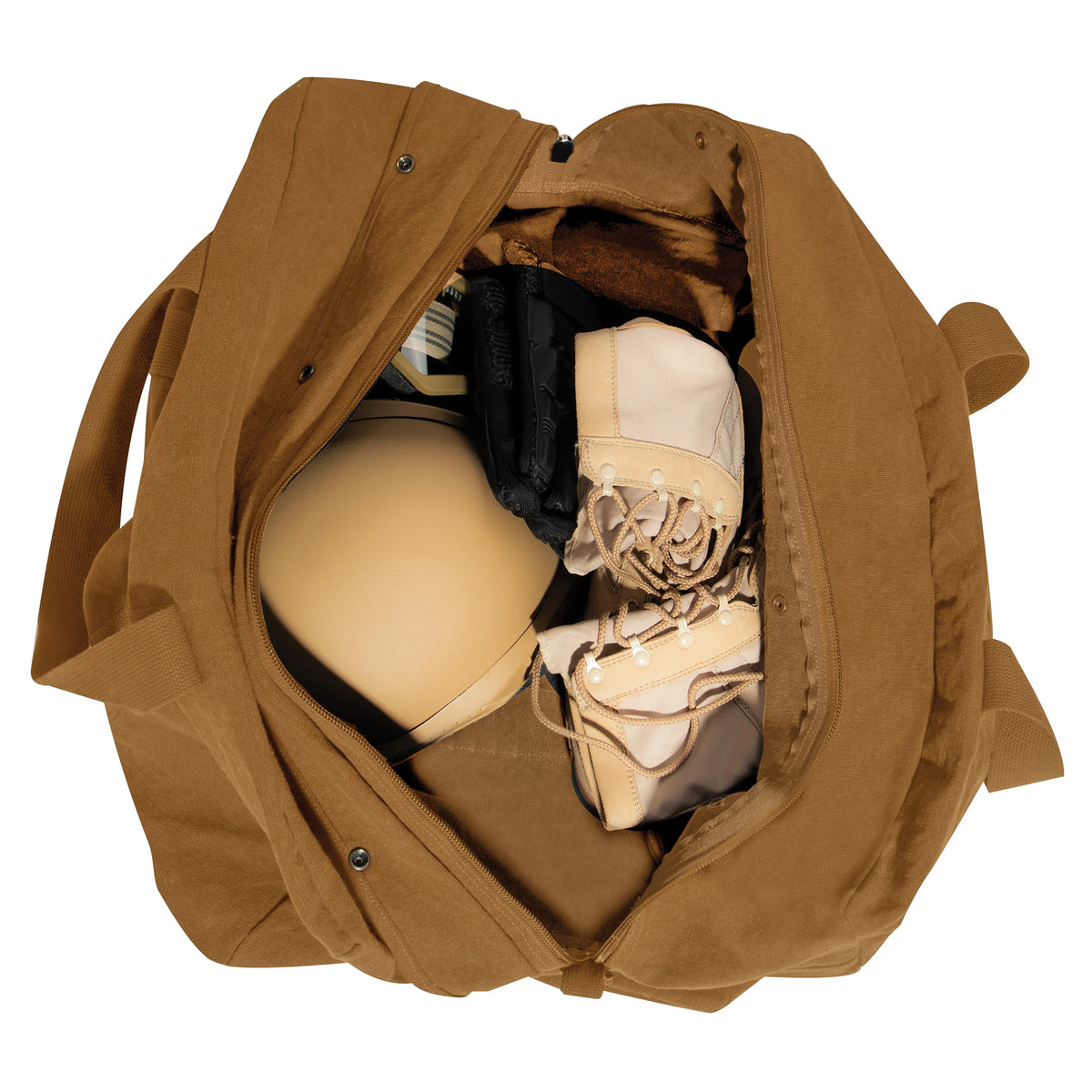 Rothco Canvas Parachute Cargo Bag - Rothco 31231-Work Brow