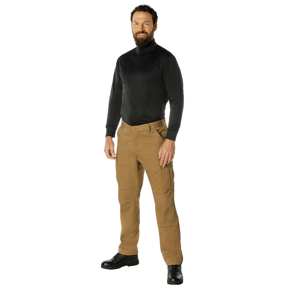 Rothco Moisture Wicking Mock Turtleneck - Rothco 3150-LRG