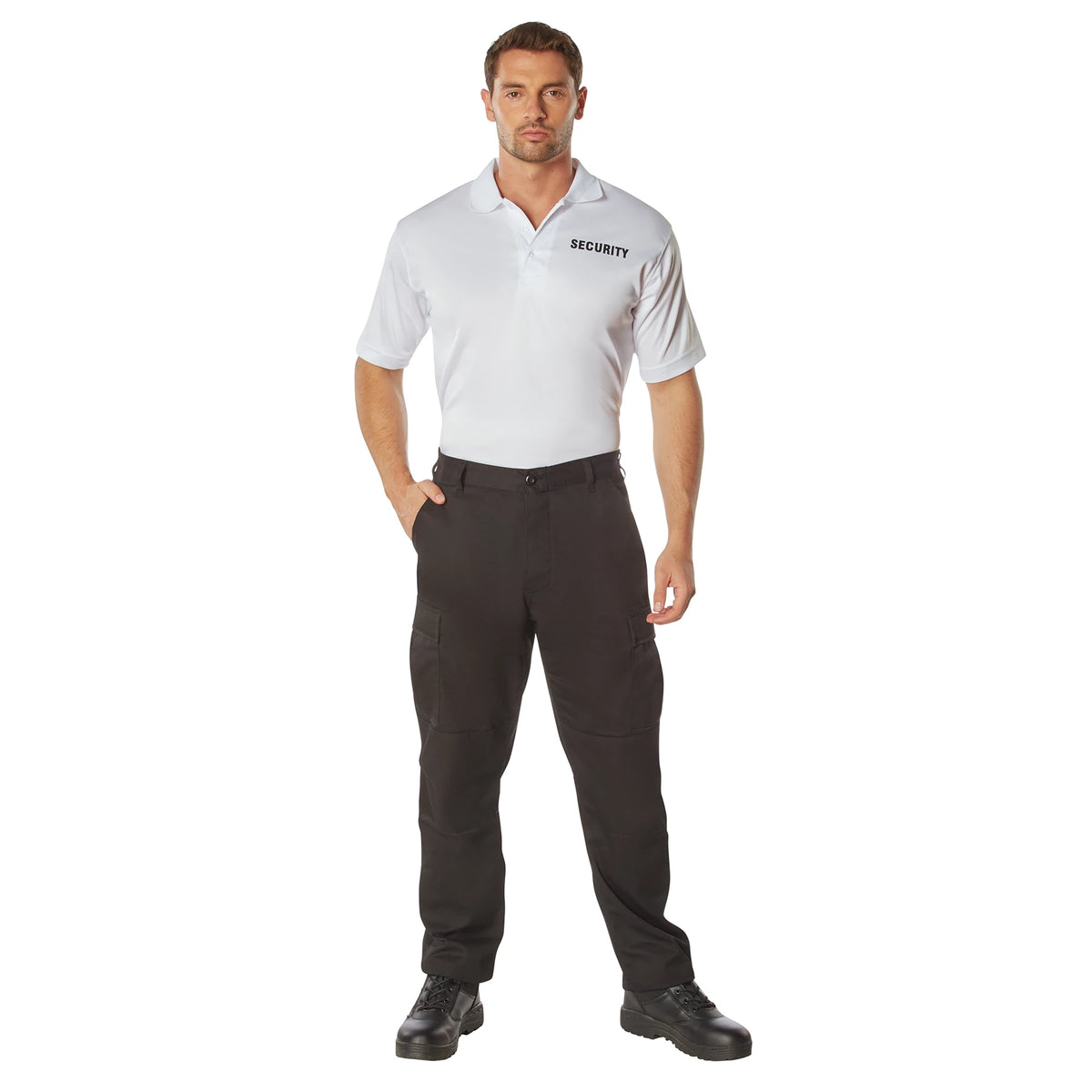 Rothco Moisture Wicking Security Polo Shirt - Rothco 3211-SML