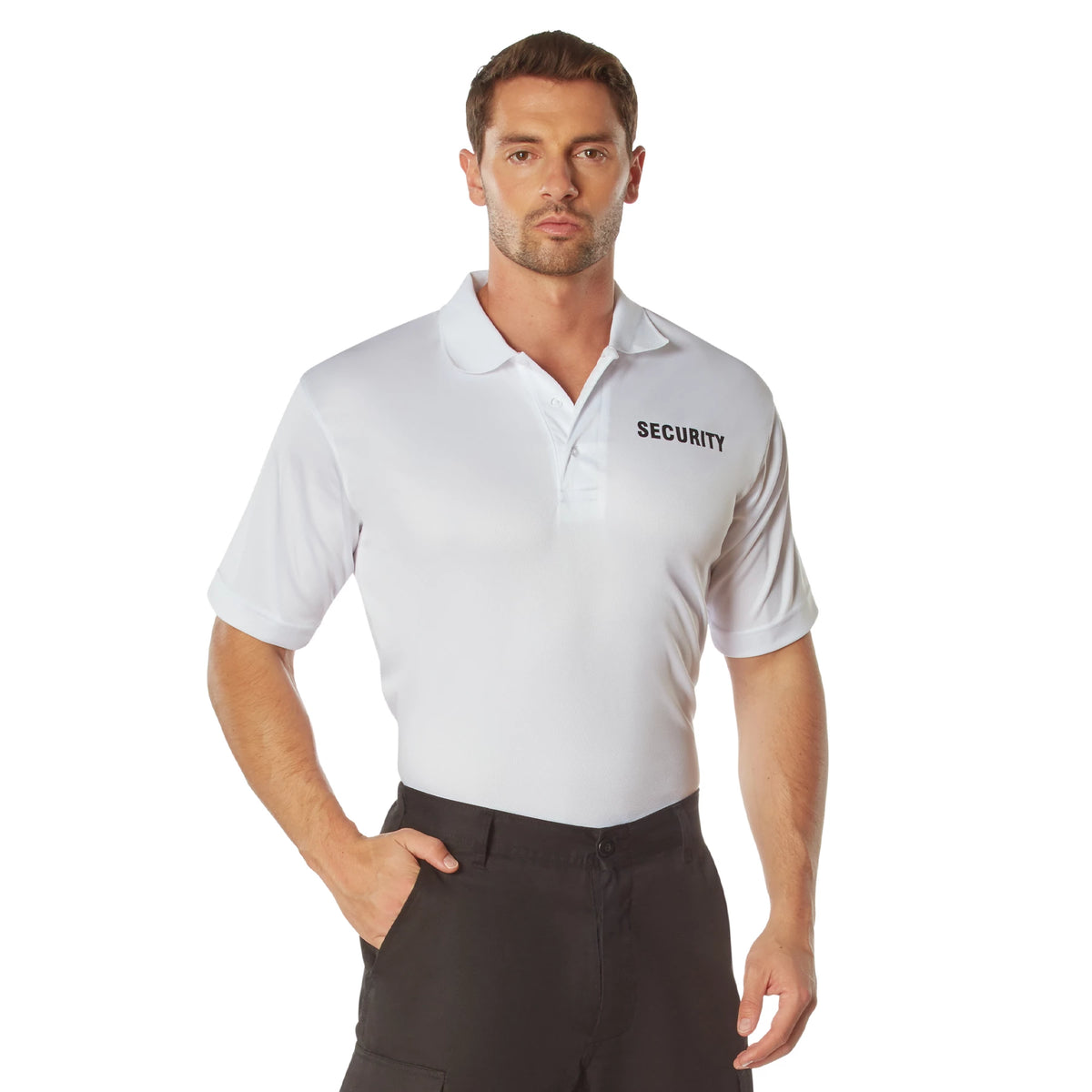 Rothco Moisture Wicking Security Polo Shirt - Rothco 3211-SML