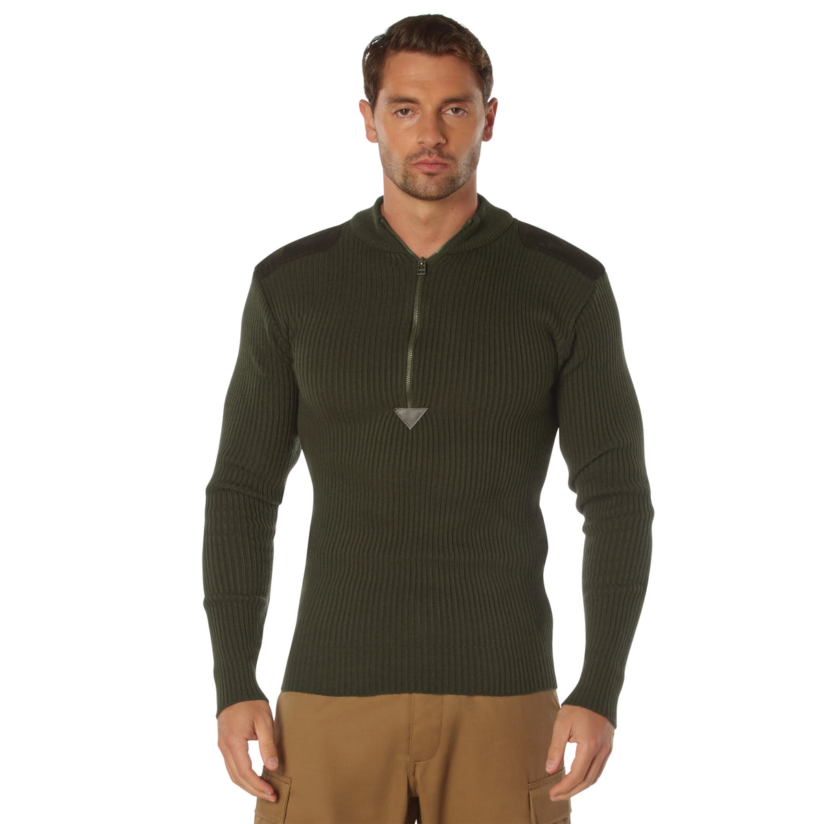 Rothco Quarter Zip Acrylic Commando Sweater - Rothco 3372