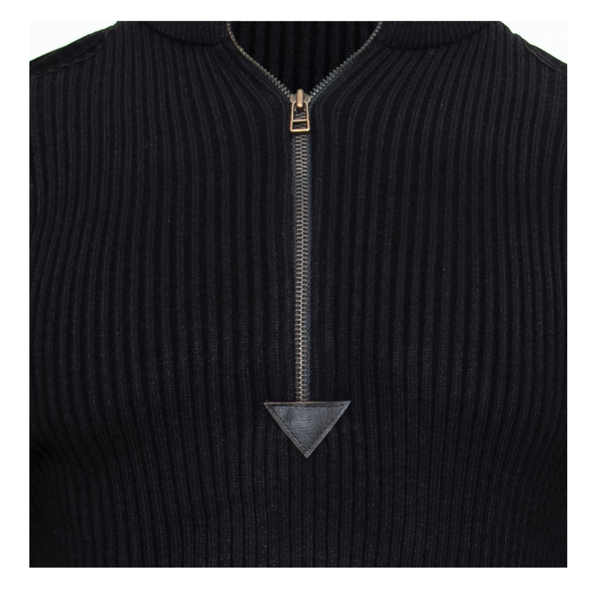 Rothco Quarter Zip Acrylic Commando Sweater - Rothco 3390-BK-S