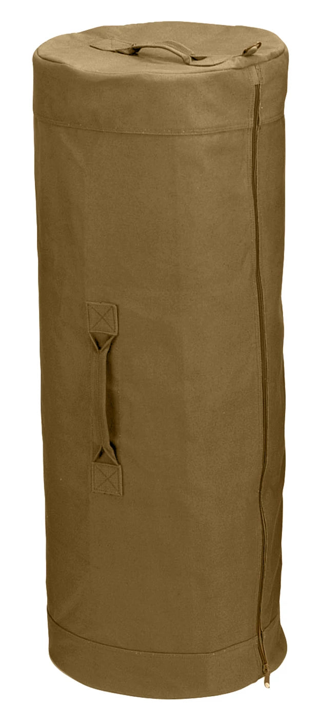 Rothco Canvas Duffle Bag with Side Zipper - Rothco 3439
