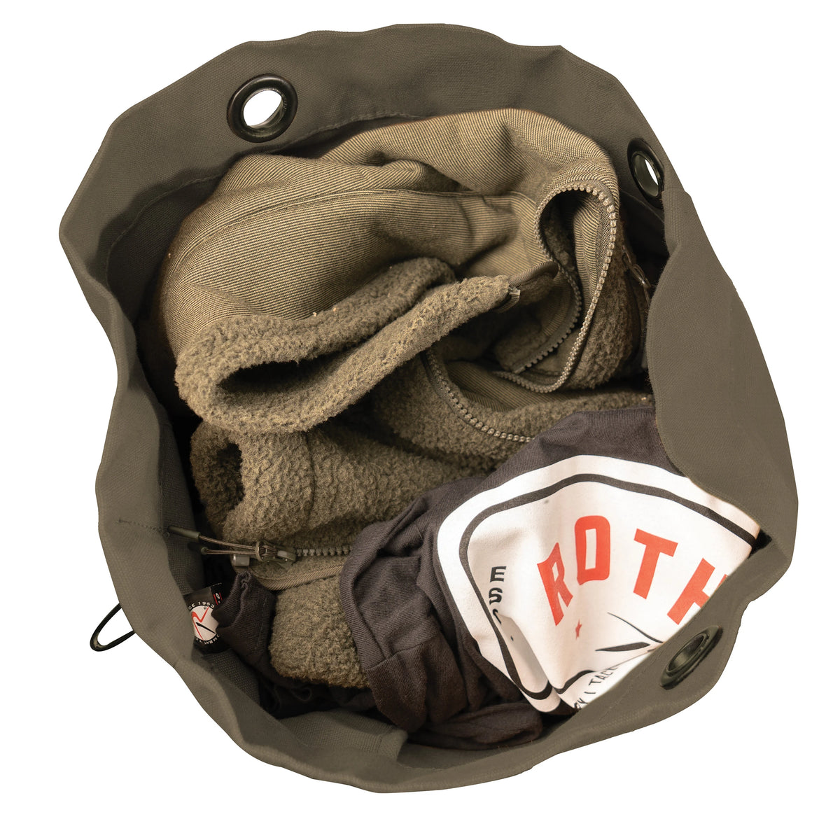 Rothco Heavyweight Top Load Canvas Duffle Bag - Rothco 3339