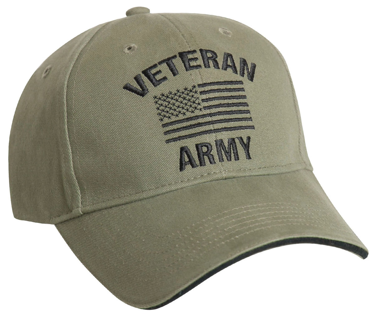 Rothco Vintage Low Profile Cap - Army Veteran - Rothco 3521
