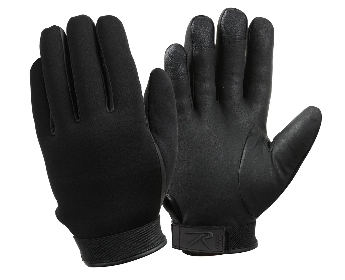Rothco Cold Weather Neoprene Duty Gloves - Black - Rothco 3558-XSML