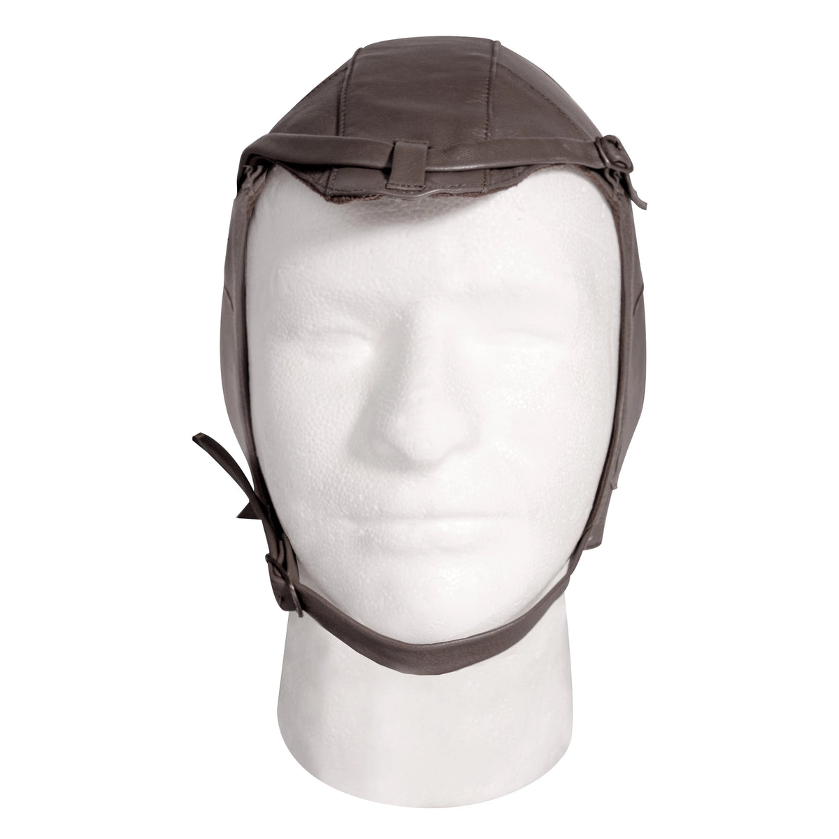 Rothco WWII Style Leather Pilot Helmet - Rothco 3569-BN-M-L