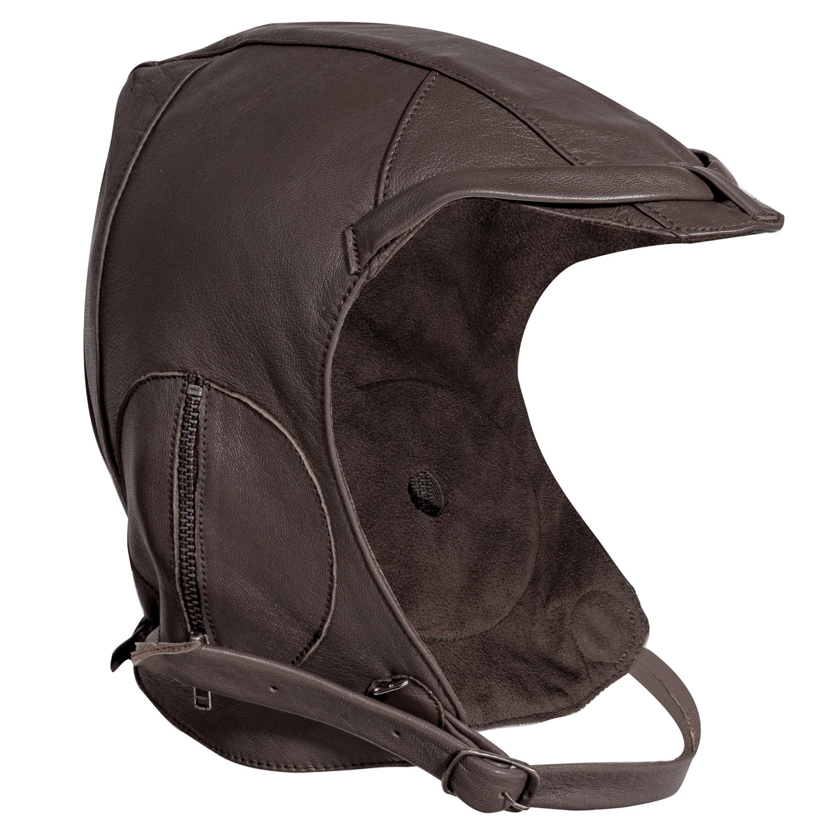 Rothco WWII Style Leather Pilot Helmet - Rothco 3569-BN-M-L