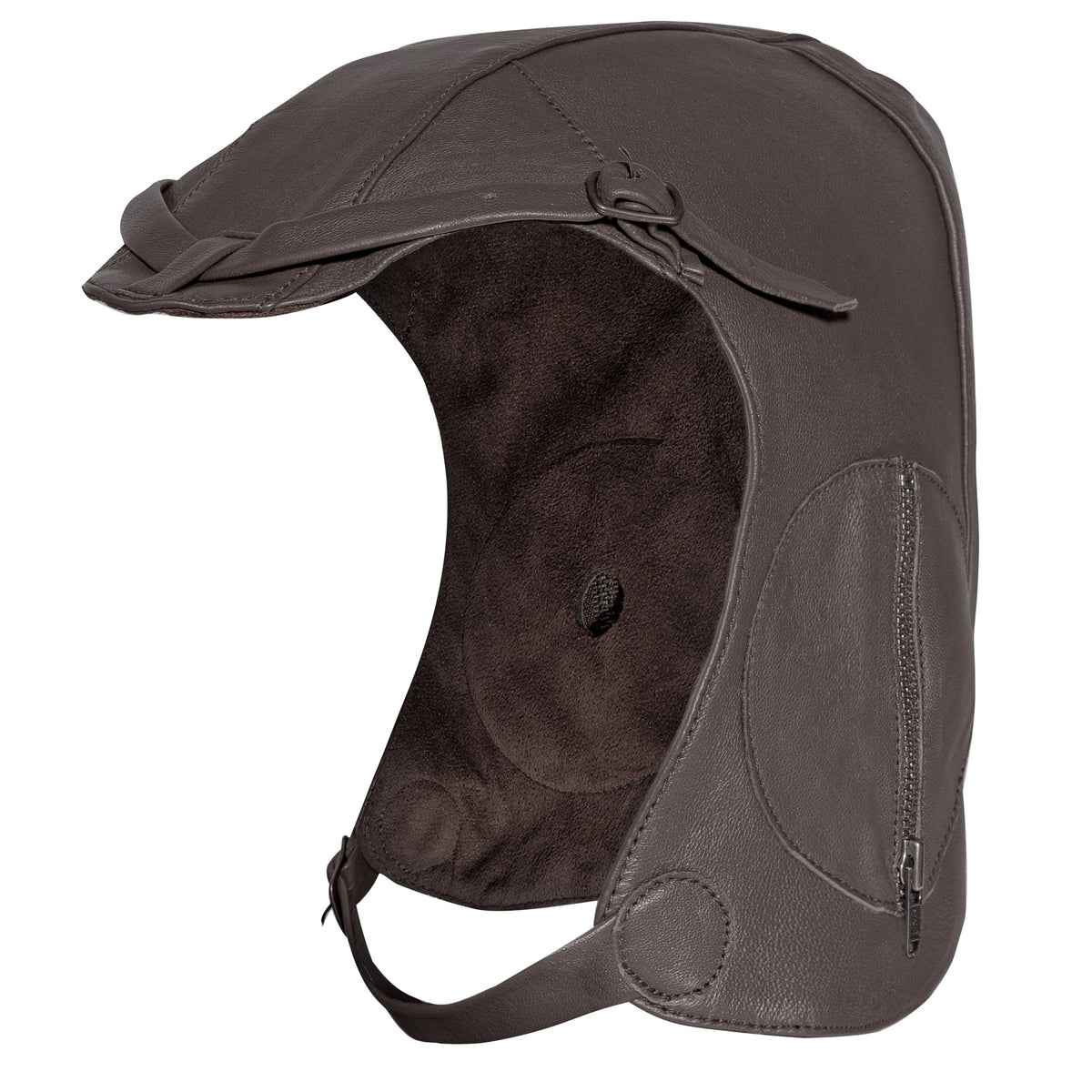 Rothco WWII Style Leather Pilot Helmet - Rothco 3569-BN-M-L