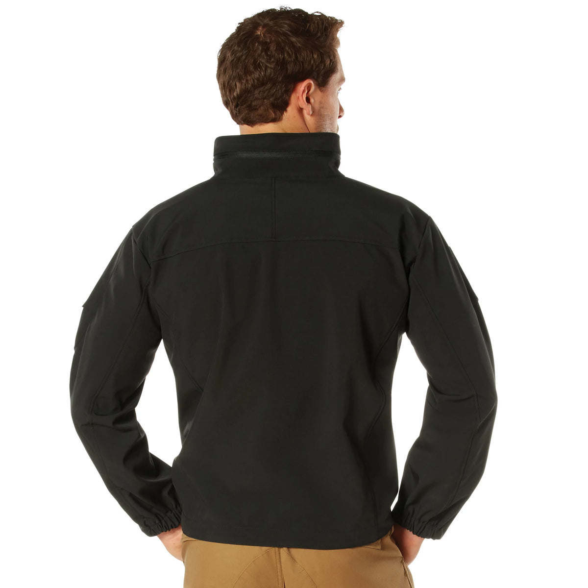 Rothco Stealth Ops Soft Shell Tactical Jacket - Rothco 3577-BK-S
