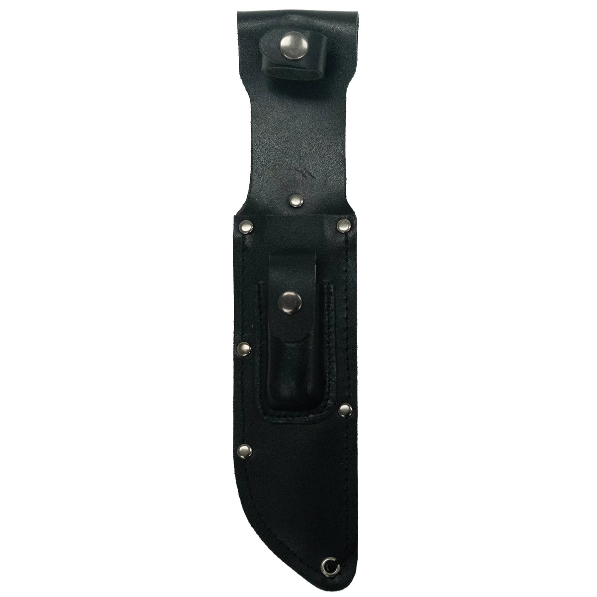 Rothco Military Fighting Utility Knife With Leather Handle - Rothco 3261