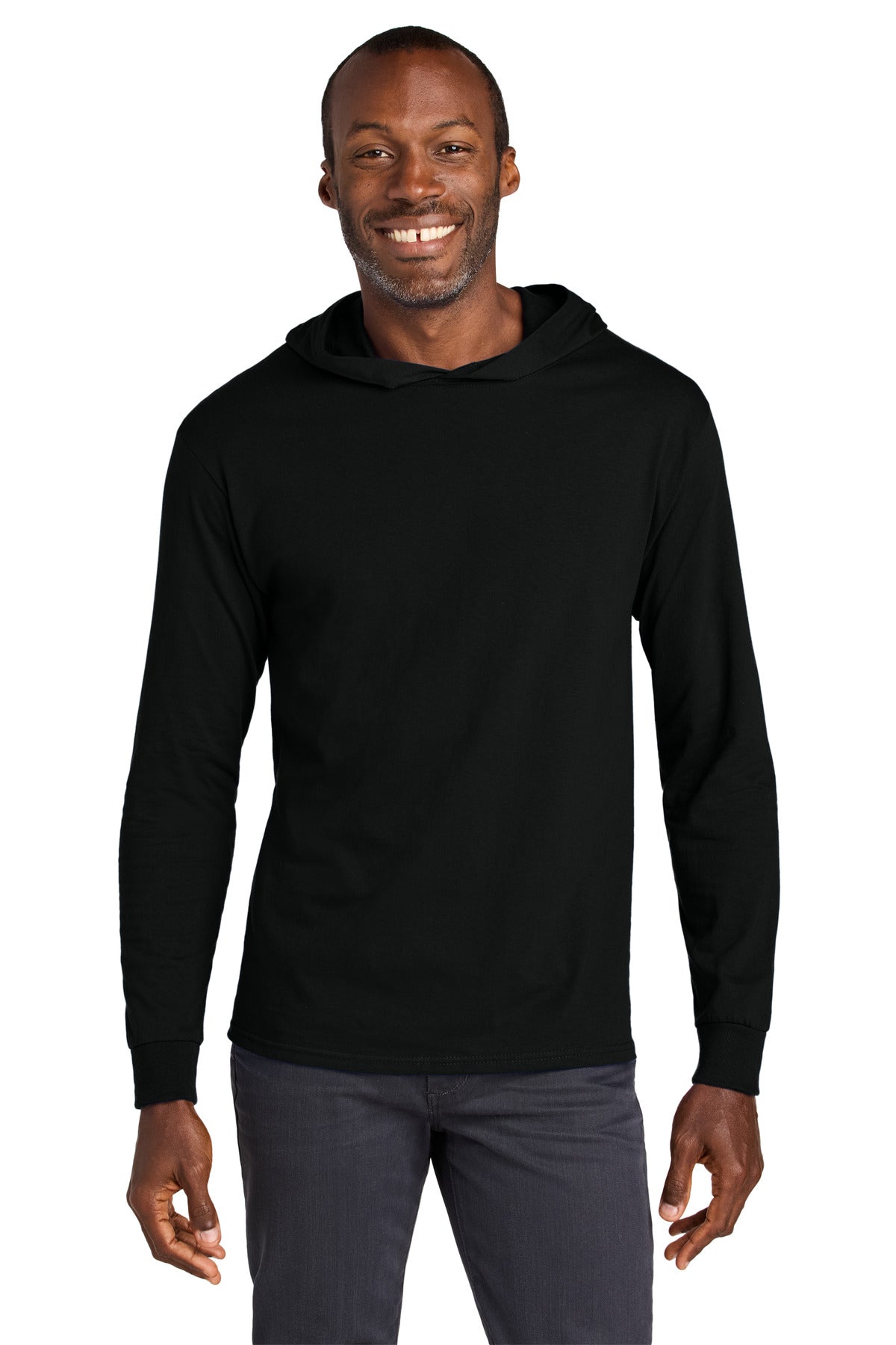 Jerzees Classics™ Unisex Cotton Long Sleeve Hooded T-Shirt 363LH