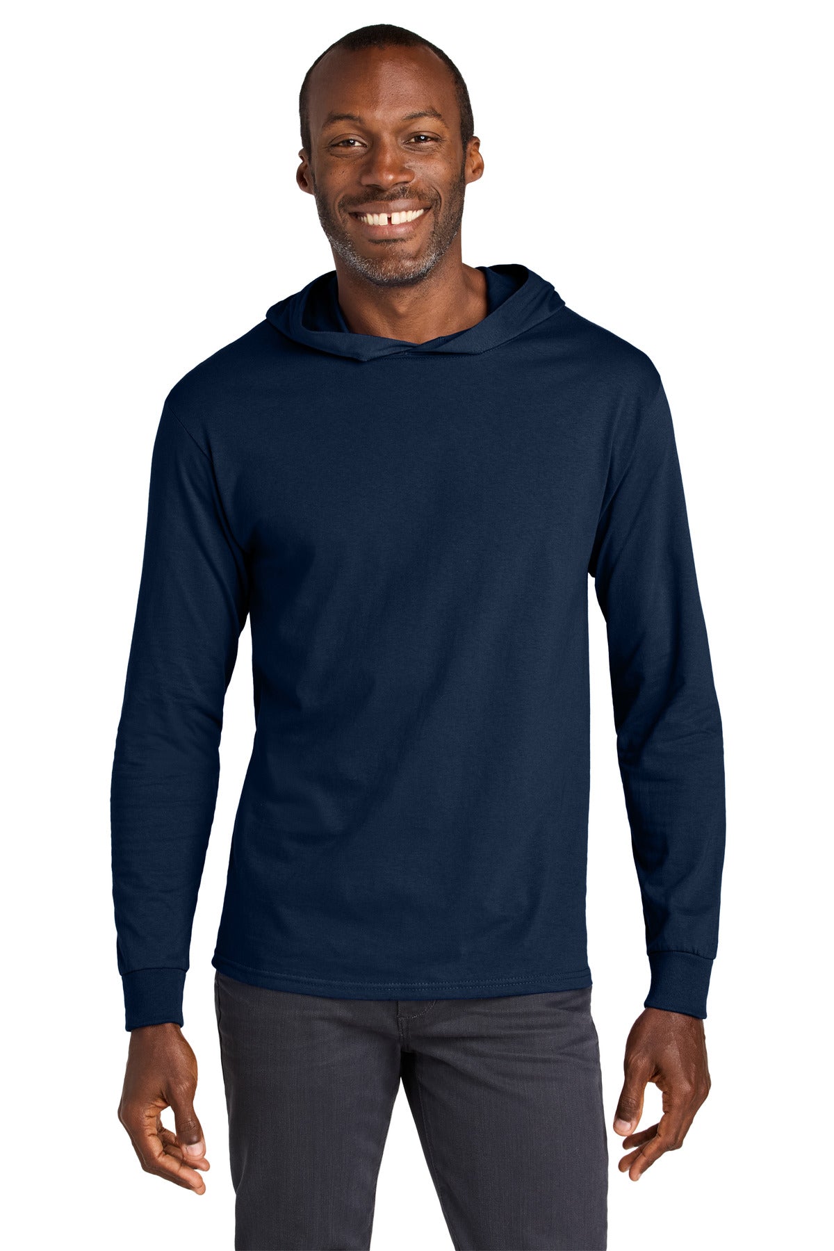 Jerzees Classics™ Unisex Cotton Long Sleeve Hooded T-Shirt 363LH
