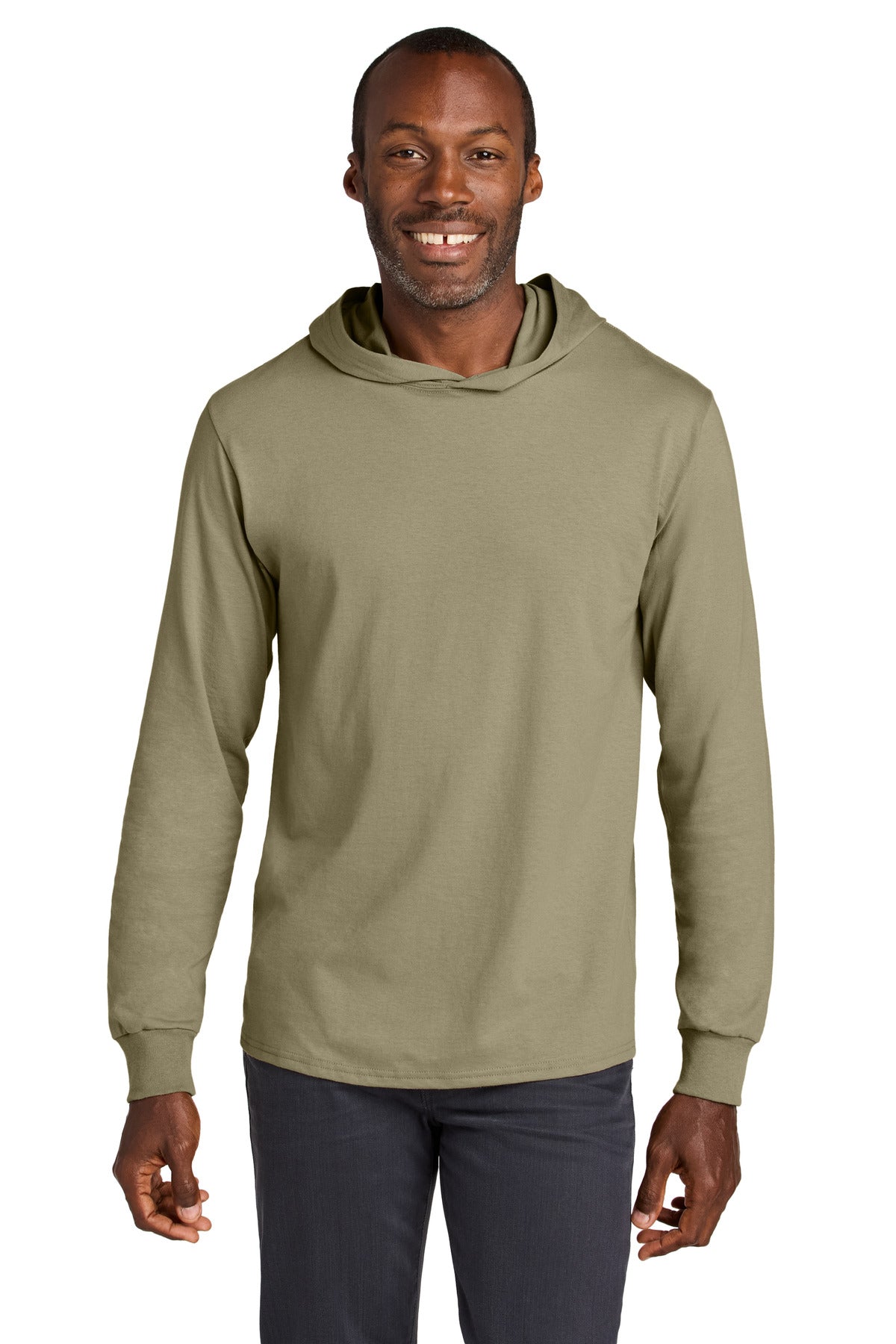 Jerzees Classics™ Unisex Cotton Long Sleeve Hooded T-Shirt 363LH
