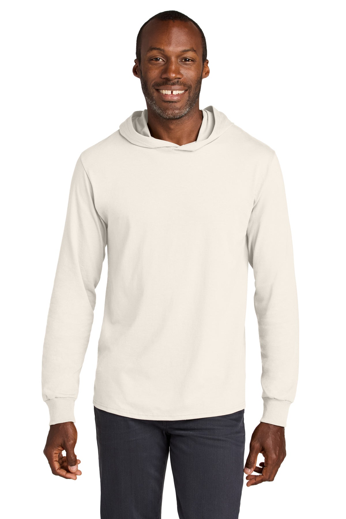 Jerzees Classics™ Unisex Cotton Long Sleeve Hooded T-Shirt 363LH