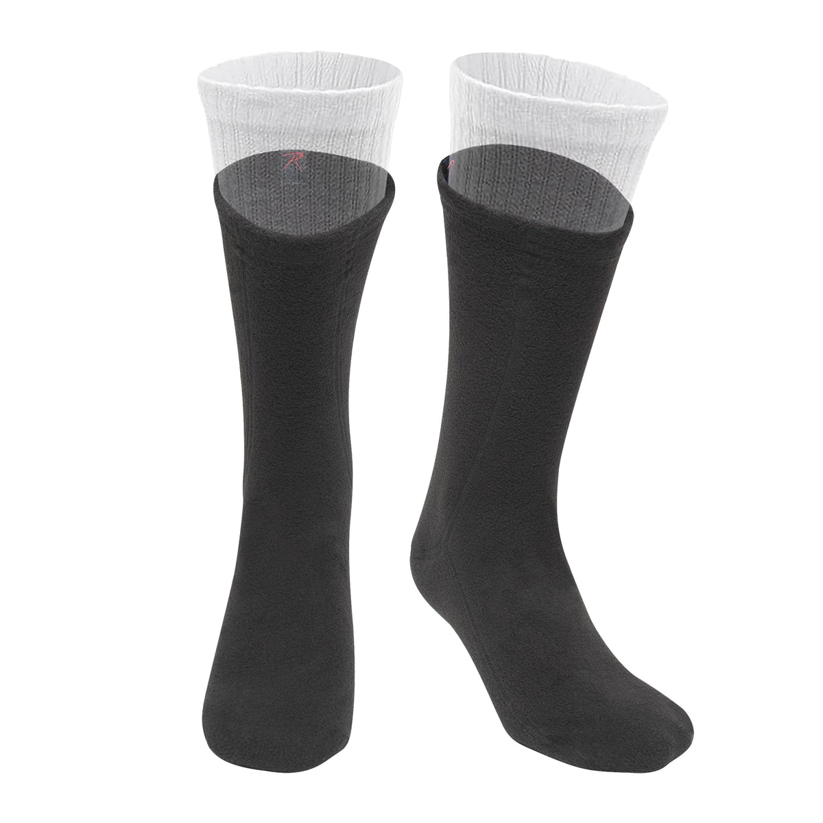 Rothco Polar Fleece Boot Liners - Rothco 3665-BLACK-MED