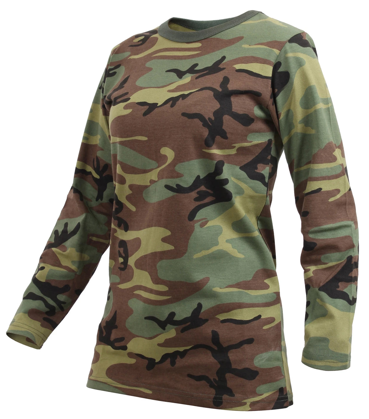 Rothco Womens Long Sleeve Camo T-Shirt - Rothco 3678-S