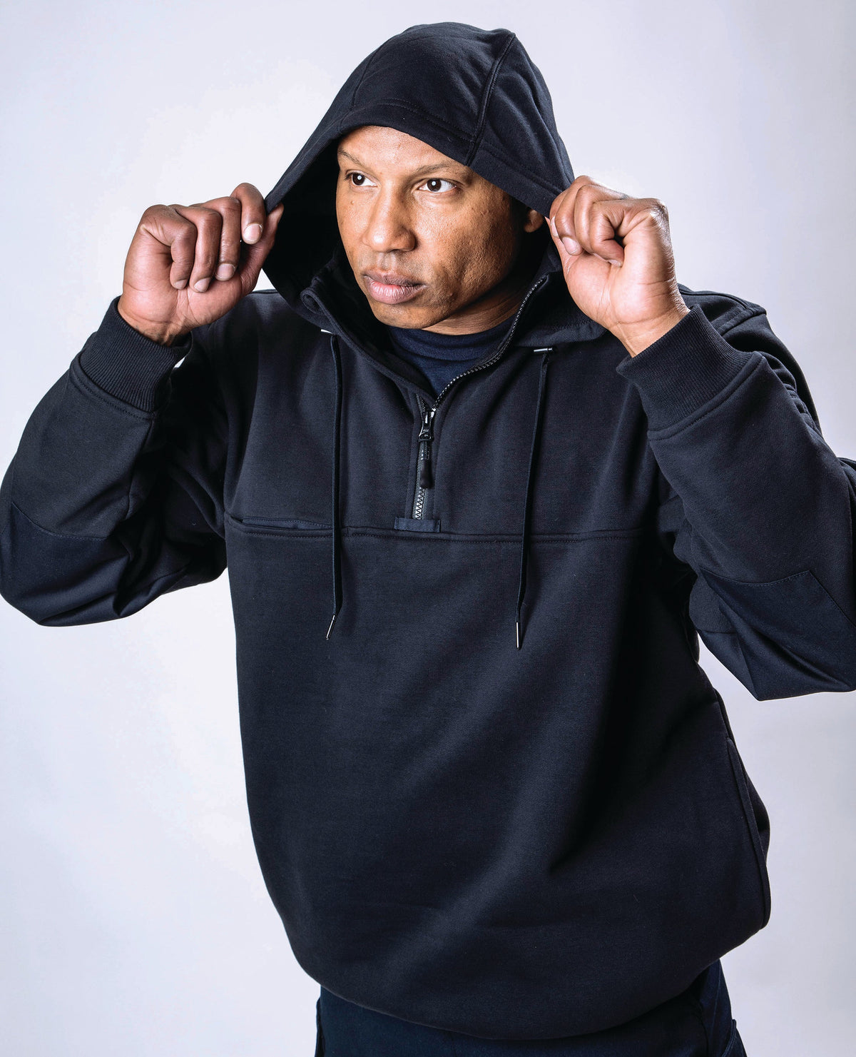 Elbeco 3734 - Shield Hooded Job Shirt-Midnight Navy