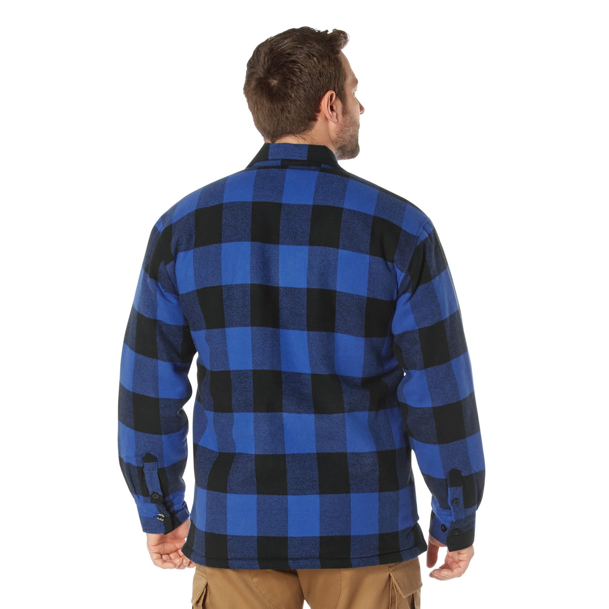 Rothco Extra Heavyweight Buffalo Plaid Sherpa Lined Flannel Shirts - Rothco 3741-BL-3XL