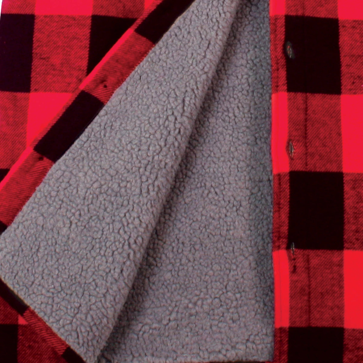 Rothco Extra Heavyweight Buffalo Plaid Sherpa Lined Flannel Shirts - Rothco ##3739-RD-S