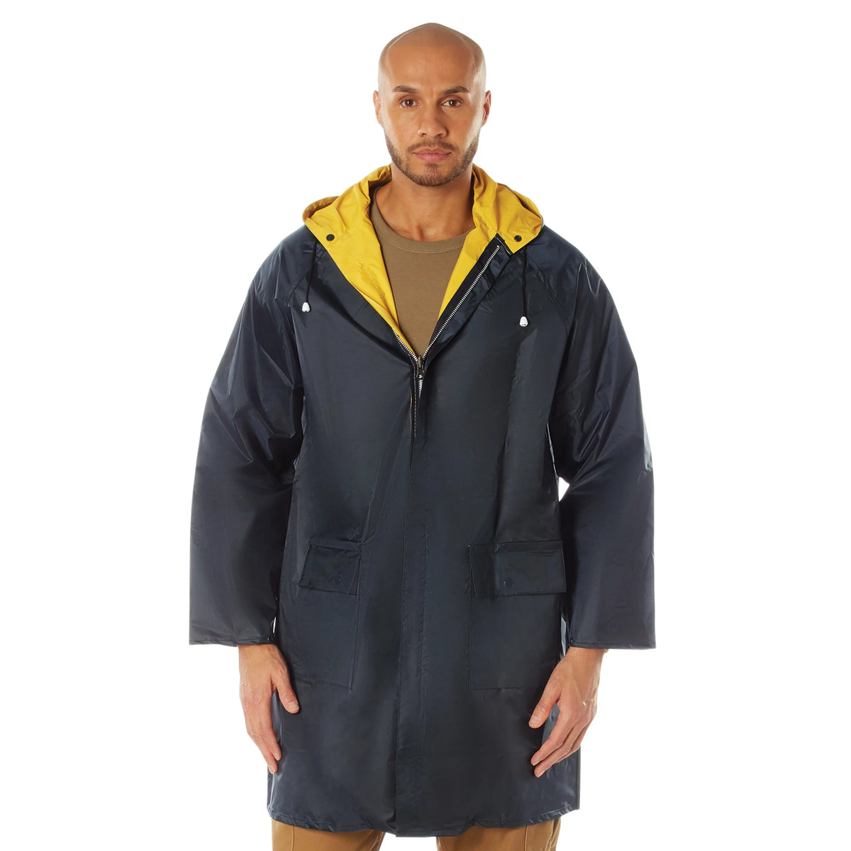 Rothco Reversible 3/4 Length Rain Parka - Rothco 3749-NBY-S