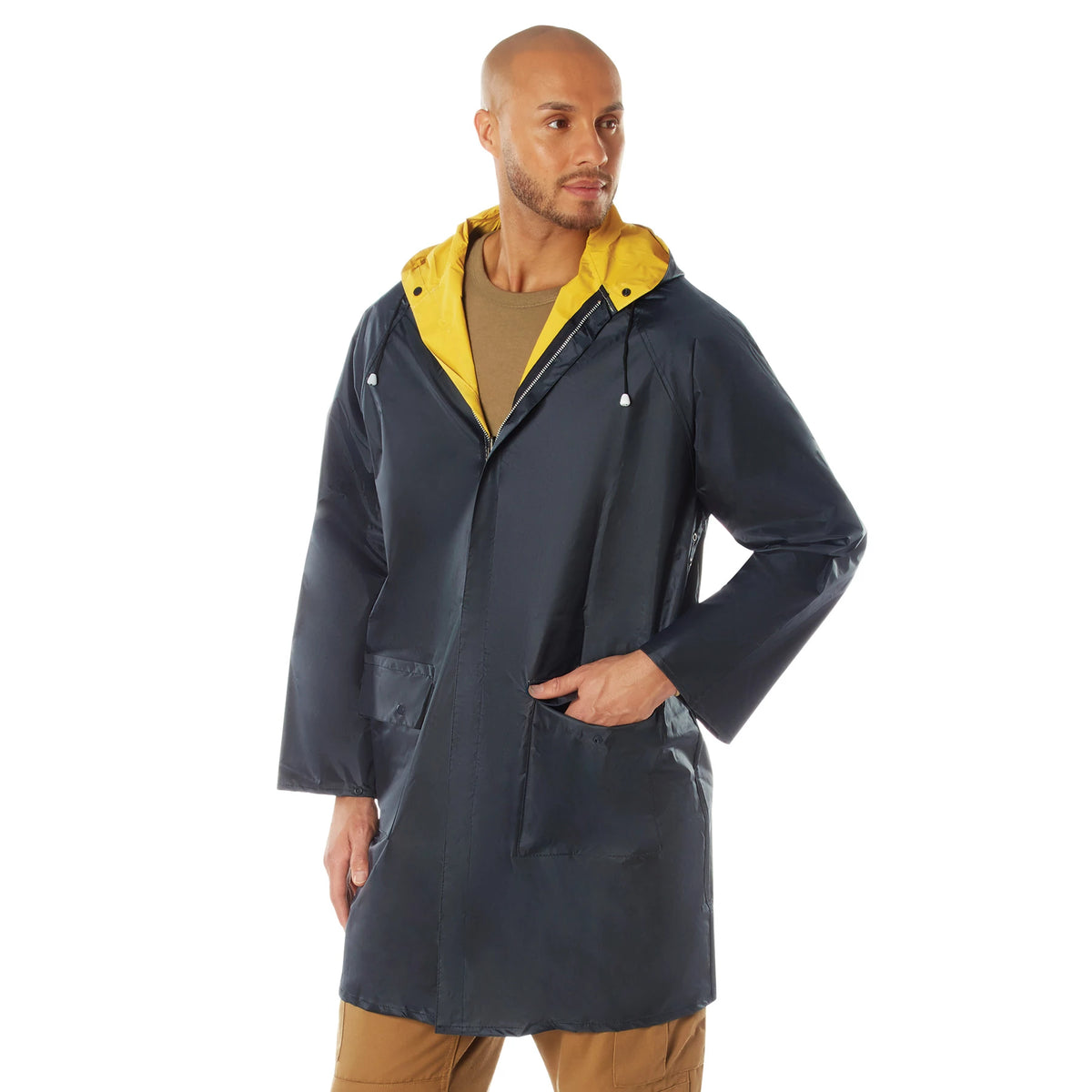Rothco Reversible 3/4 Length Rain Parka - Rothco 3750-NBY-2XL
