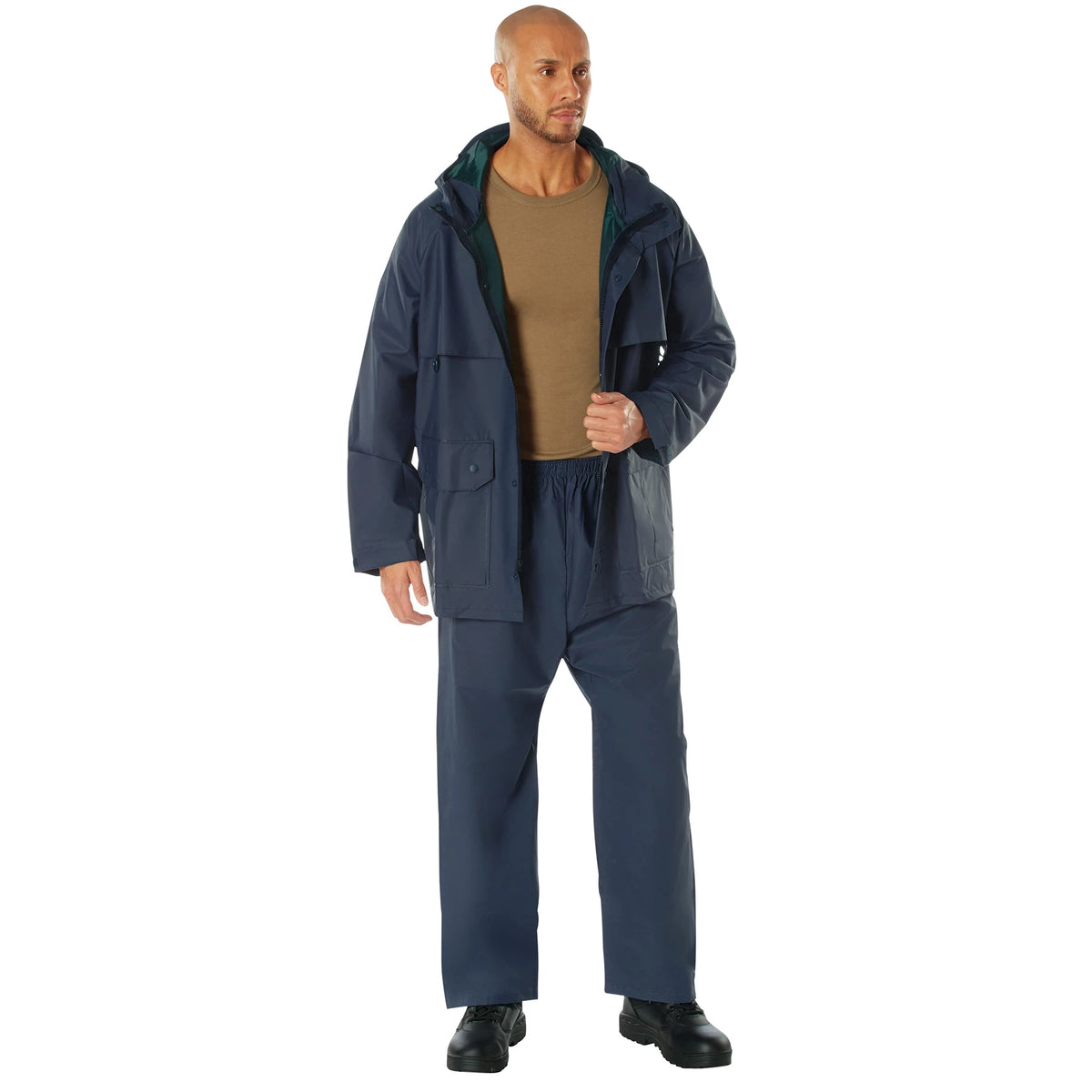 Rothco 2 Piece Microlite PVC Rainsuit - Rothco 3770-NB-S