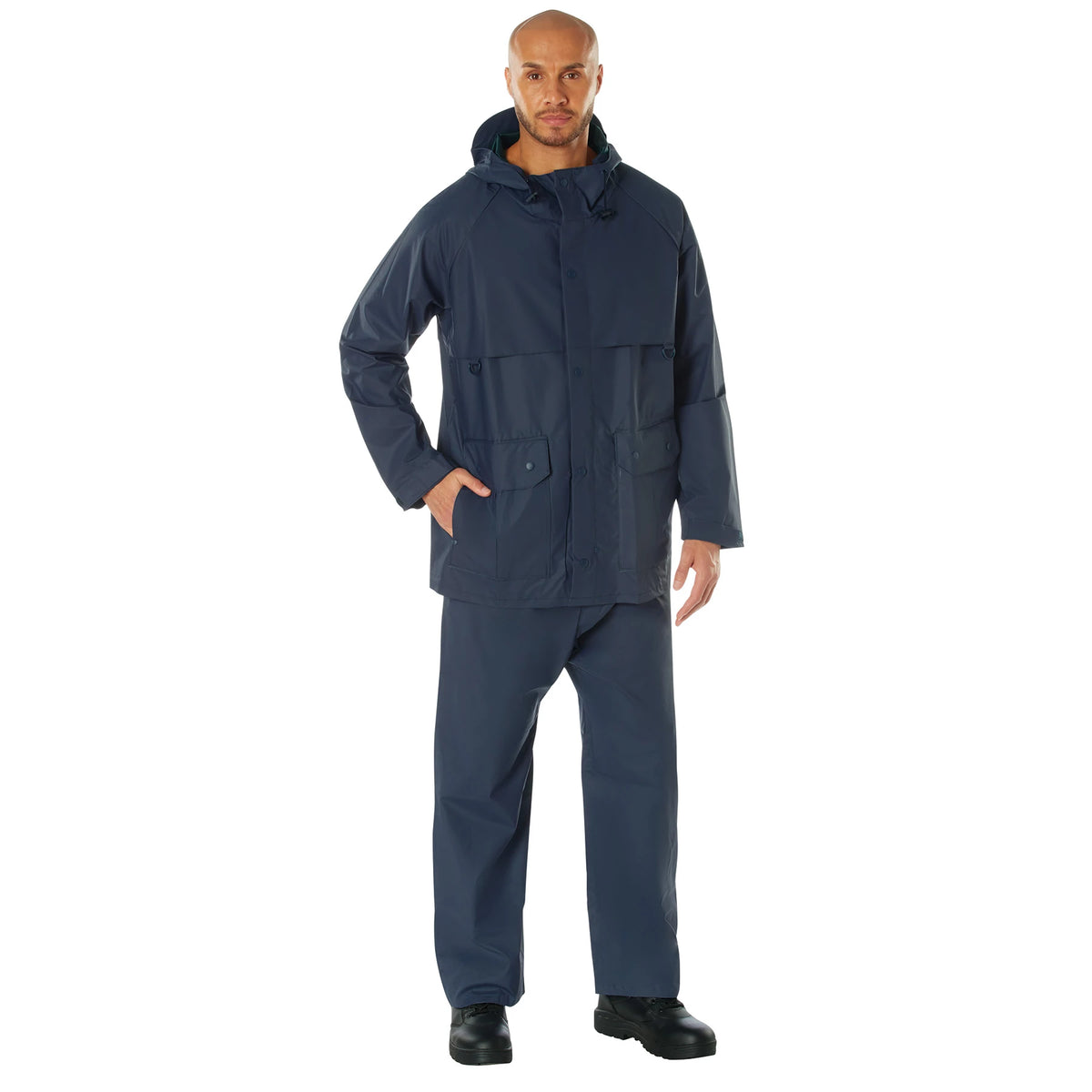Rothco 2 Piece Microlite PVC Rainsuit - Rothco 3770-NB-S