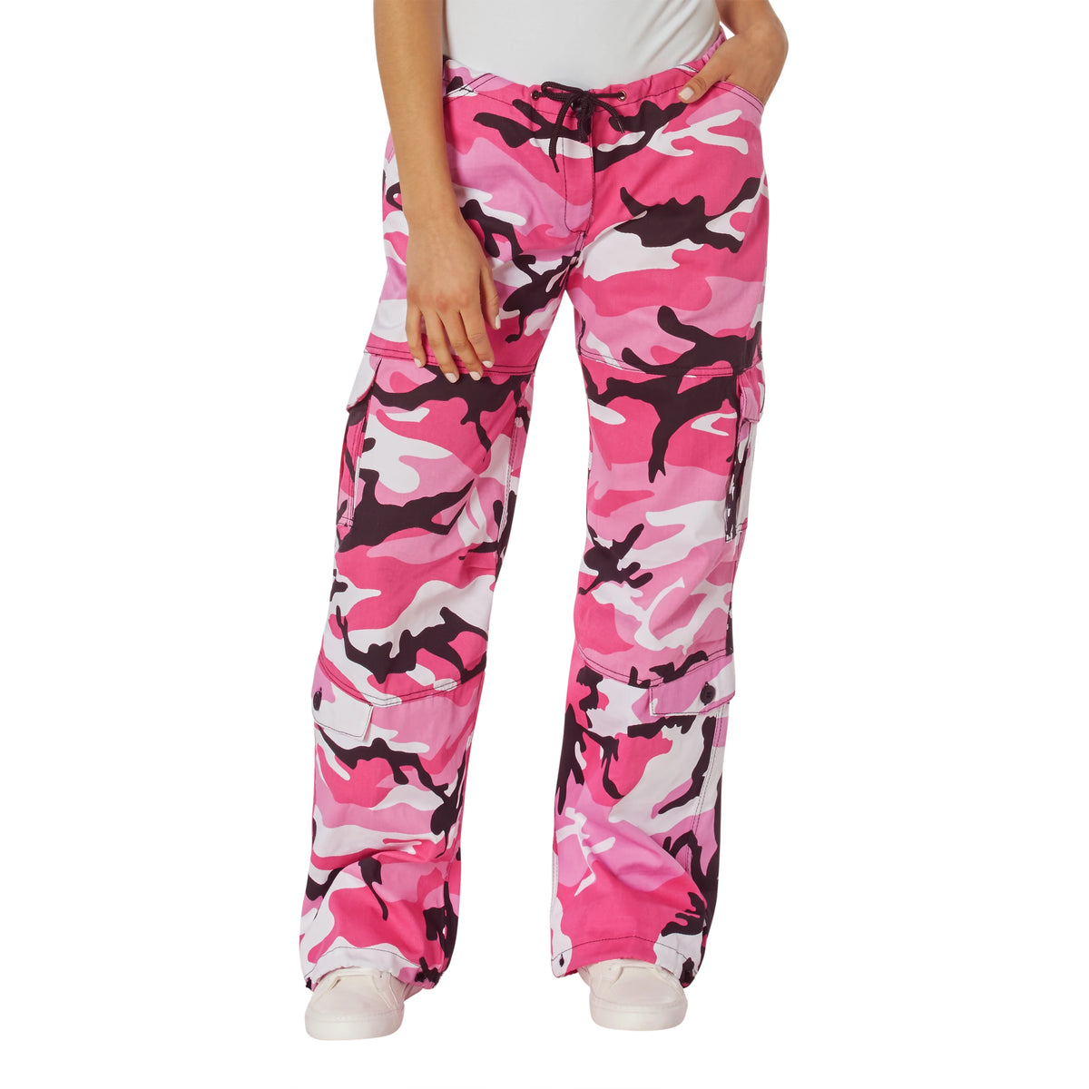 Rothco Womens Paratrooper Colored Camo Fatigues - Rothco 3781-PKC-S