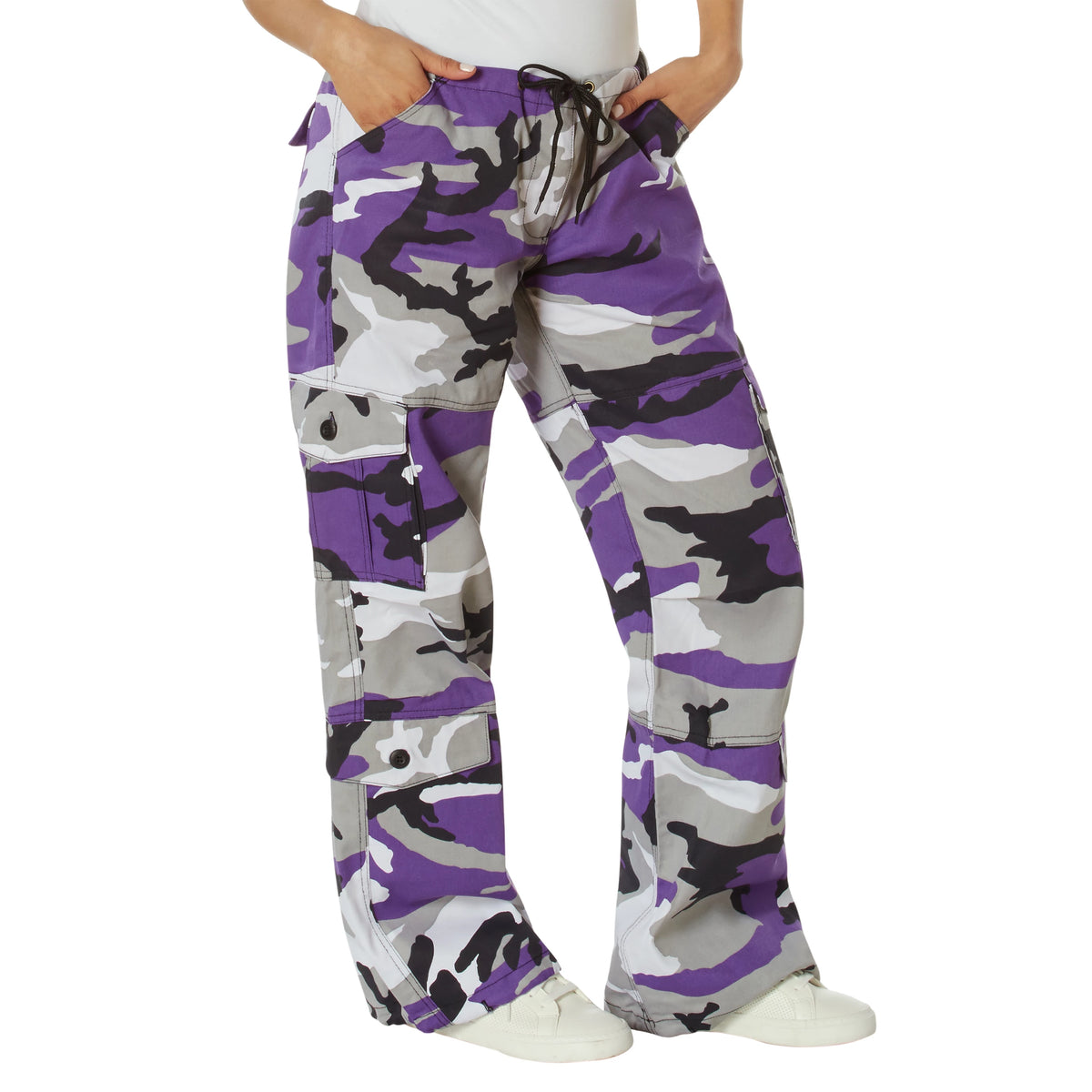 Rothco Womens Paratrooper Colored Camo Fatigues - Rothco 3783-UVC-S