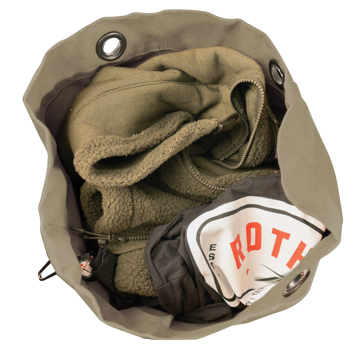 Rothco Heavyweight Top Load Canvas Duffle Bag - Rothco 3795