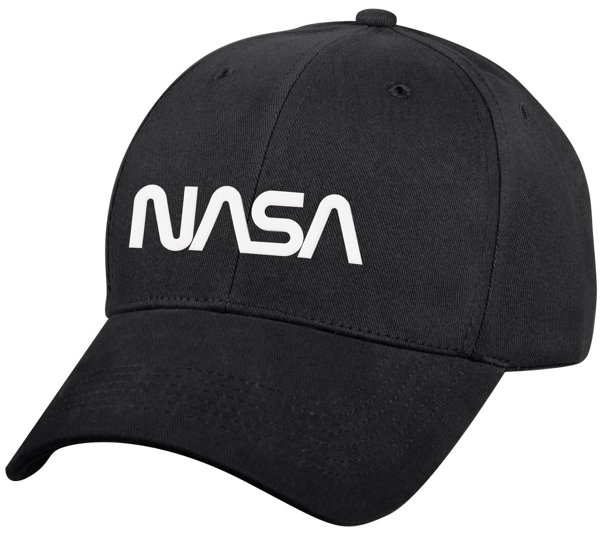 Rothco NASA Worm Logo Low Profile Cap - Black - Rothco 3799