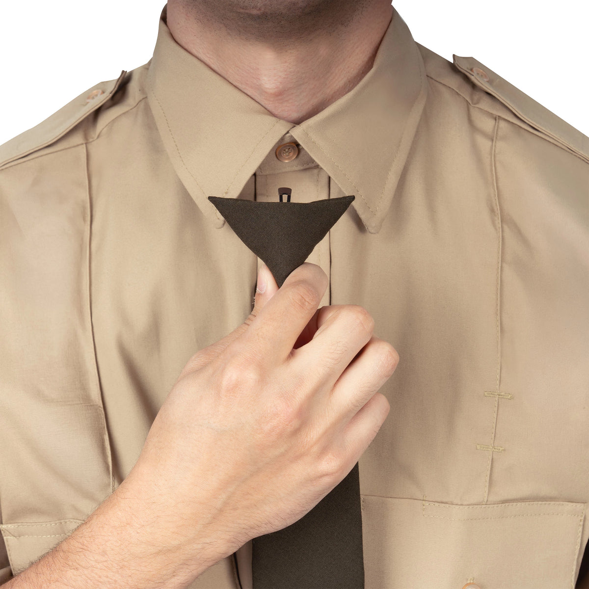 Rothco AGSU Clip-On Necktie – Heritage Green - Rothco 38015-LONG-21"