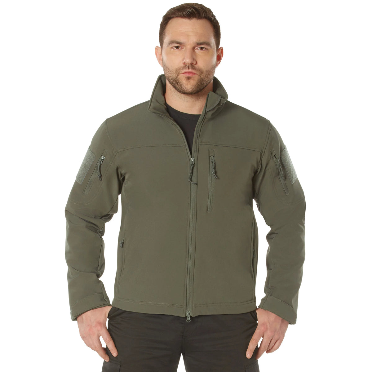 Rothco Stealth Ops Soft Shell Tactical Jacket - Rothco 3806-SML