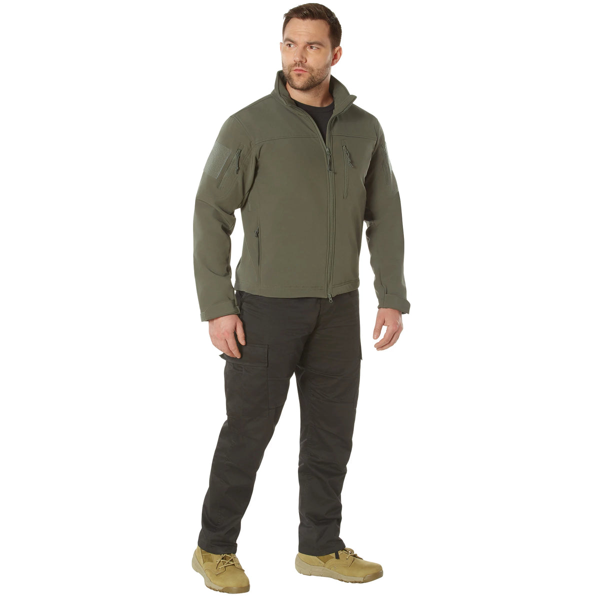 Rothco Stealth Ops Soft Shell Tactical Jacket - Rothco 3806-MED