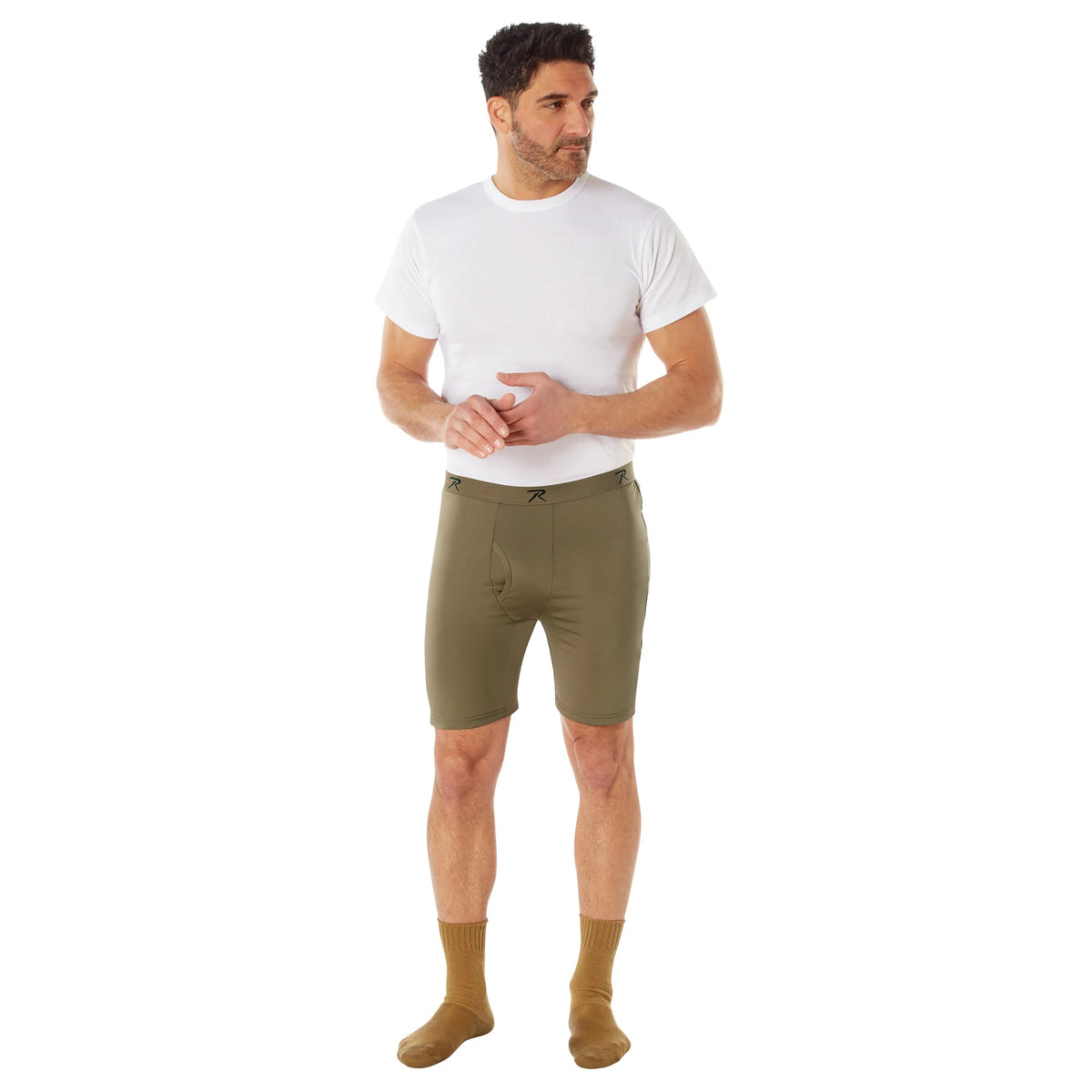 Rothco Long Length Moisture Wicking Performance Boxer Shorts - Rothco 38260-SML