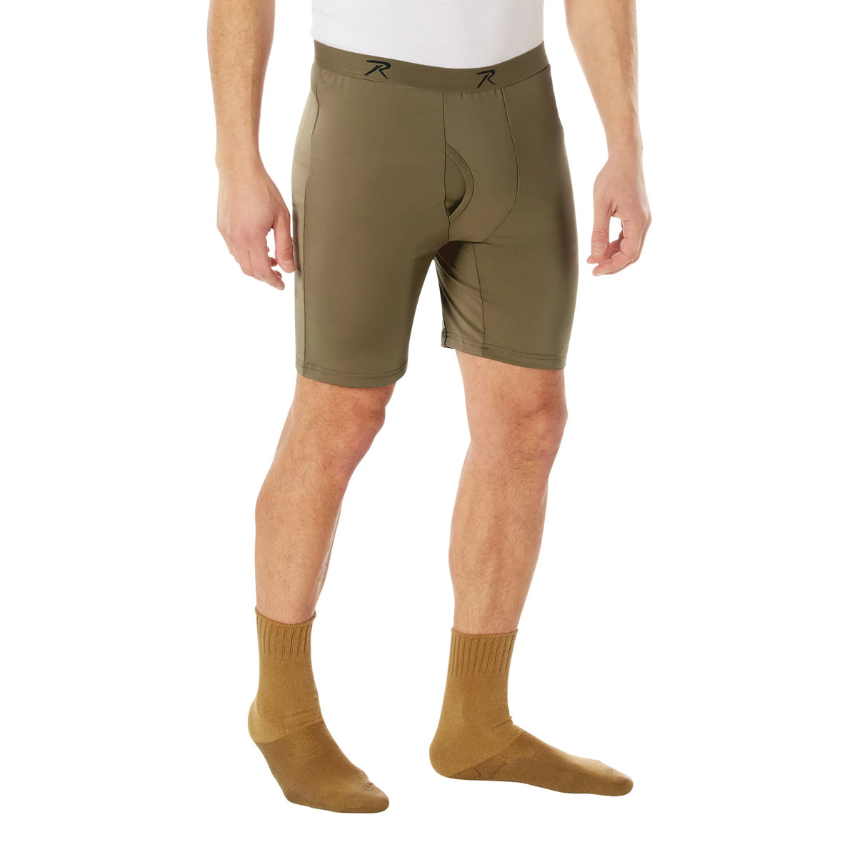 Rothco Long Length Moisture Wicking Performance Boxer Shorts - Rothco 38260-SML
