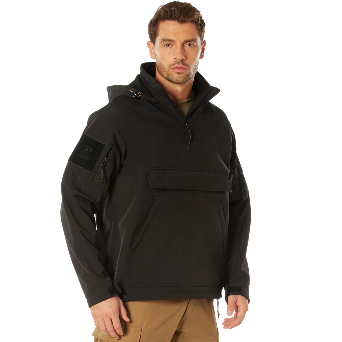 Rothco Concealed Carry Soft Shell Anorak - Black - Rothco 3840-XLRG