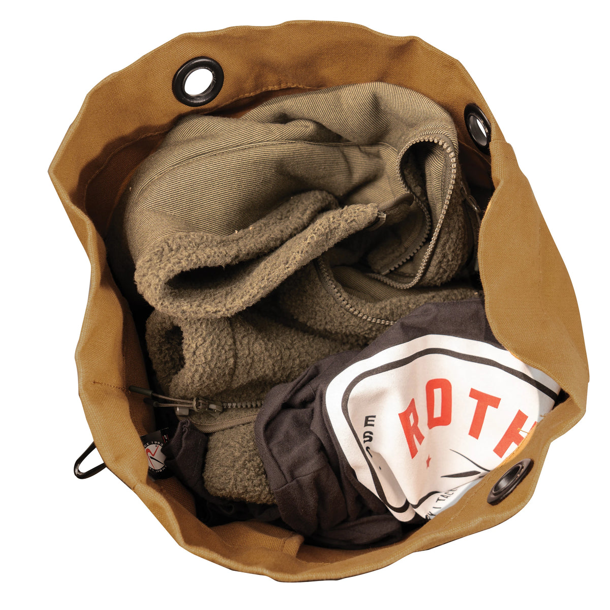 Rothco Heavyweight Top Load Canvas Duffle Bag - Rothco 3338