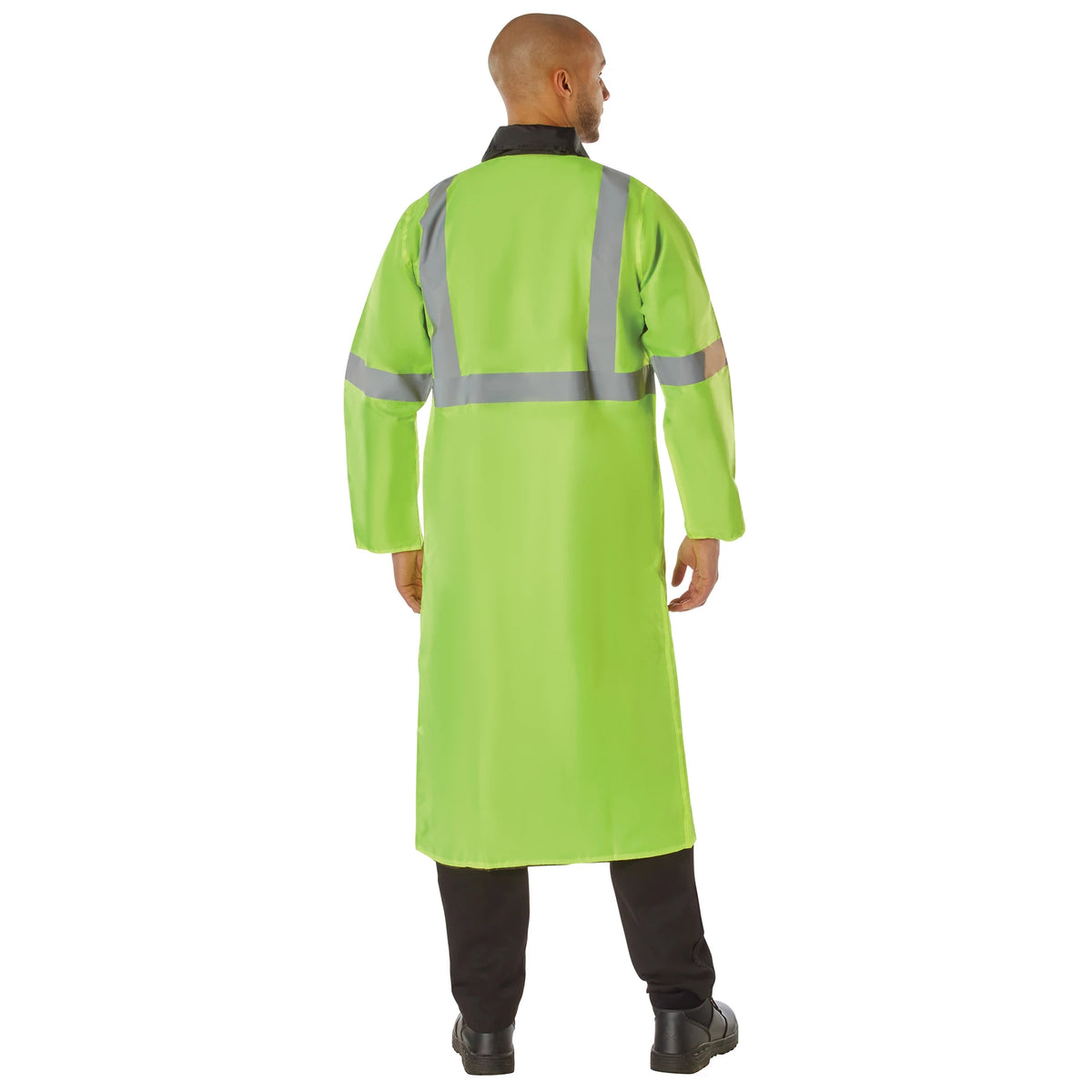 Rothco Reversible Reflective Rain Parka - Rothco 3901-SAFGRN-2XL
