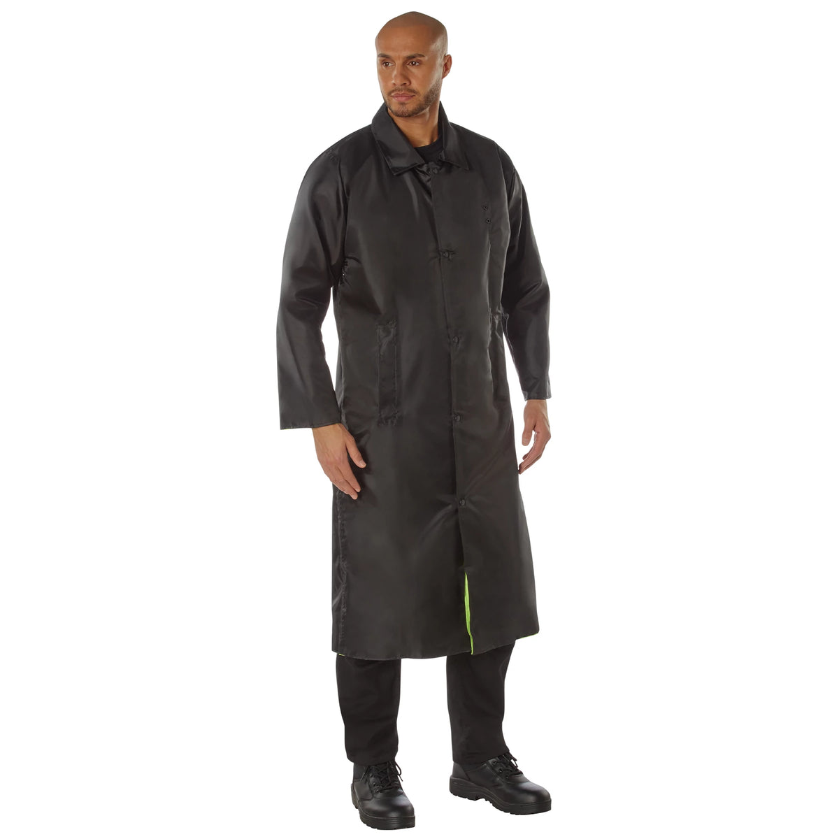 Rothco Reversible Reflective Rain Parka - Rothco 3901-SAFGRN-2XL