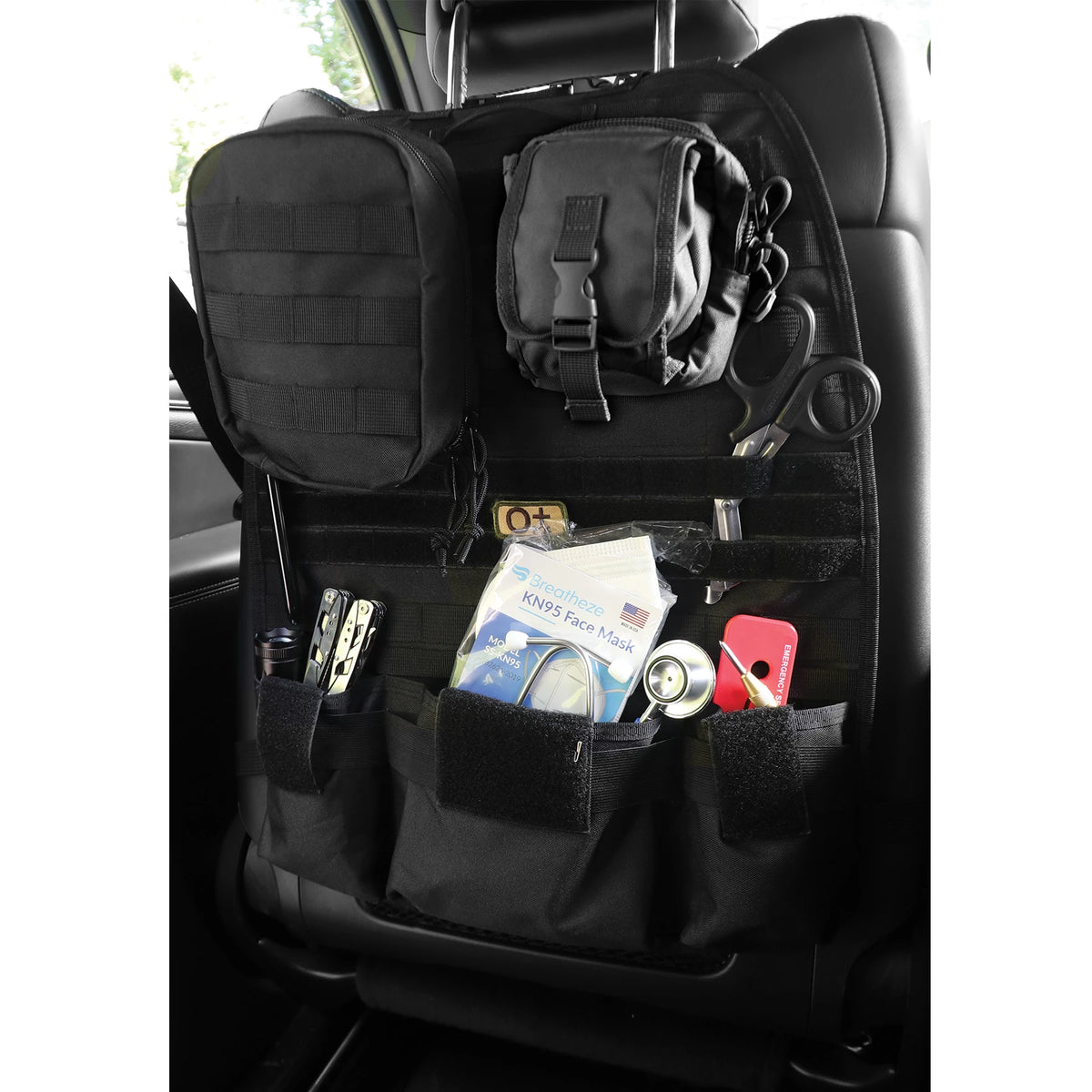 Rothco Tactical Car Seat Panel - Black - Rothco 3902