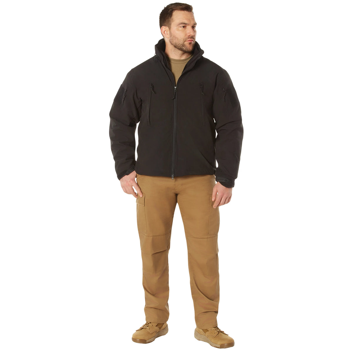 Rothco 3-in-1 Spec Ops Soft Shell Jacket - Rothco 3943-BK-S