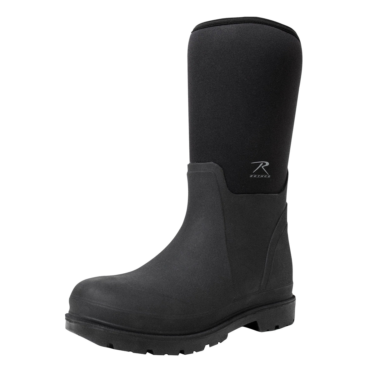 Rothco Waterproof Rubber Boots - Black - 14.5 Inch - Rothco 3949-13