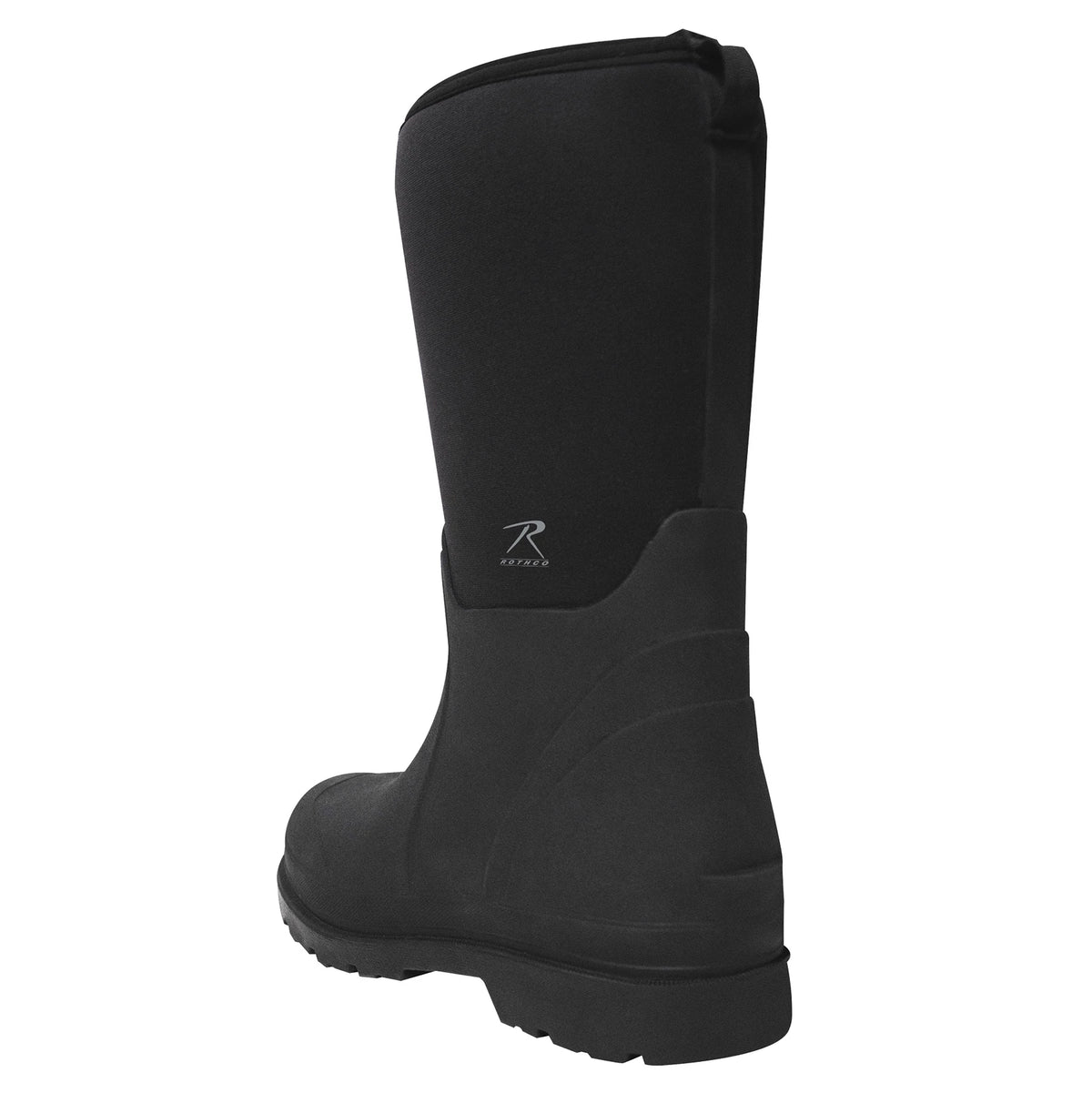 Rothco Waterproof Rubber Boots - Black - 14.5 Inch - Rothco 3949-8