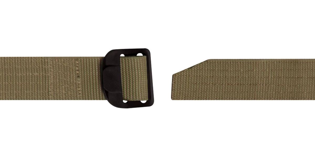 Rothco Reversible Airport Friendly Riggers Belt - Black / Coyote - Rothco 3963-SML