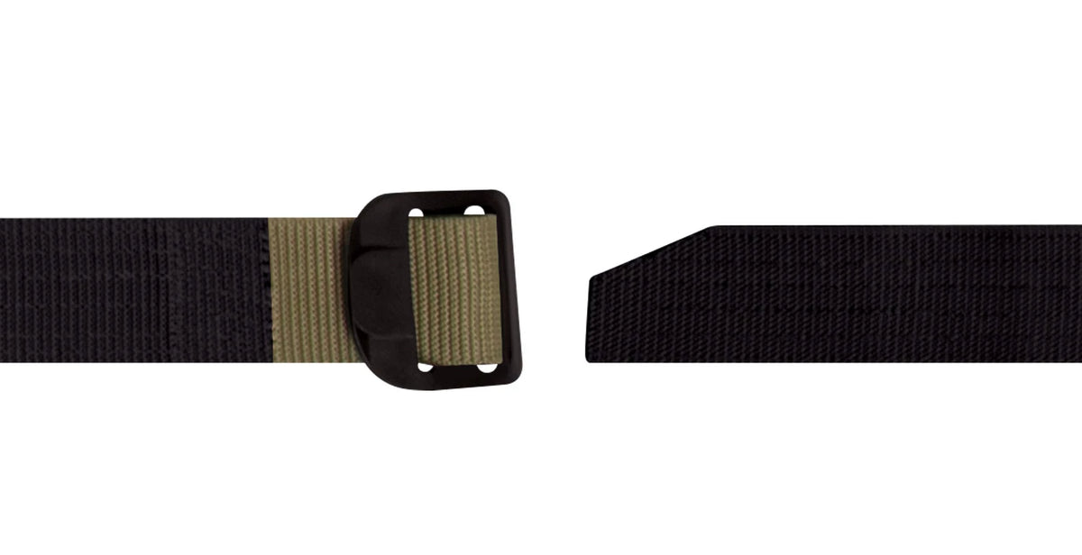 Rothco Reversible Airport Friendly Riggers Belt - Black / Coyote - Rothco 3963-XLRG